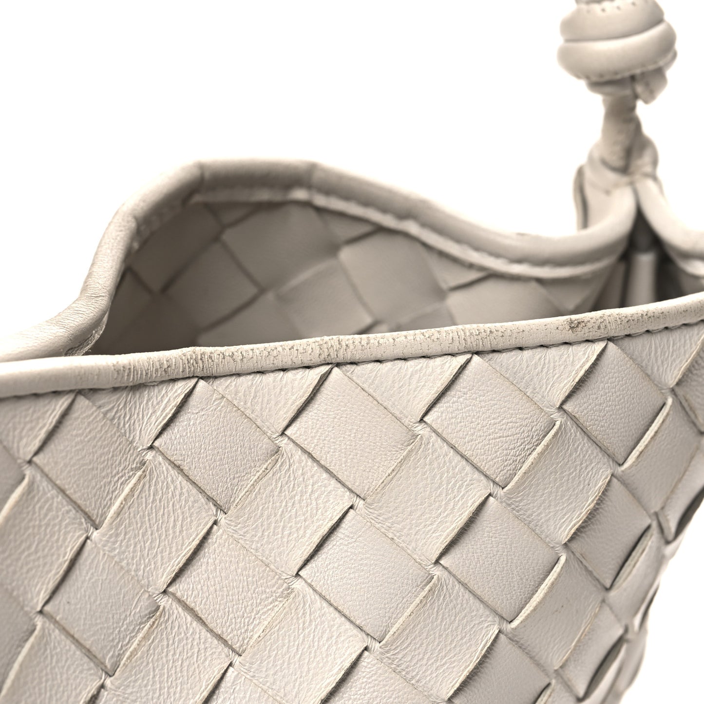 Nappa Intrecciato Sardine Bag Chalk