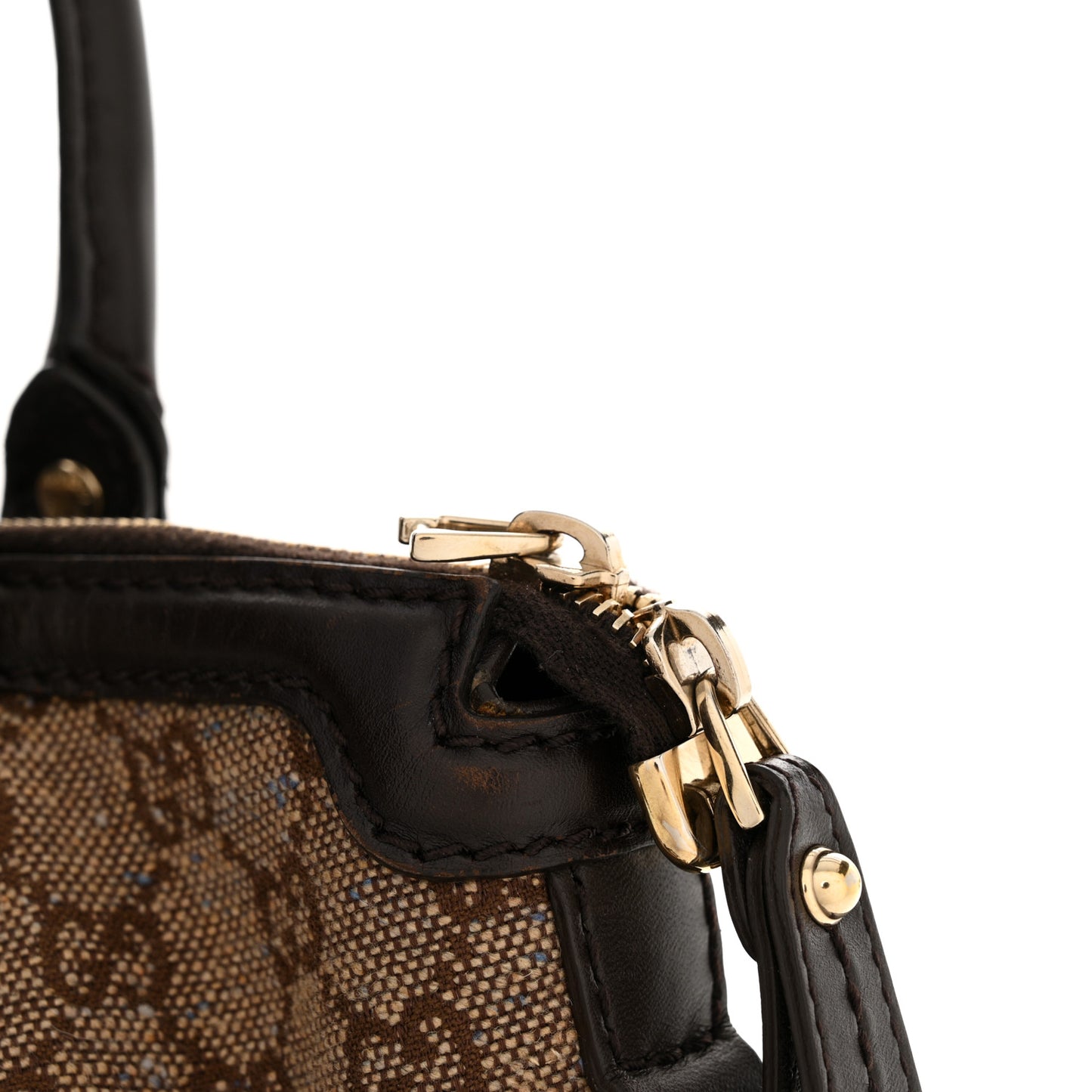 Monogram Medium Sukey Top Handle Dark Brown