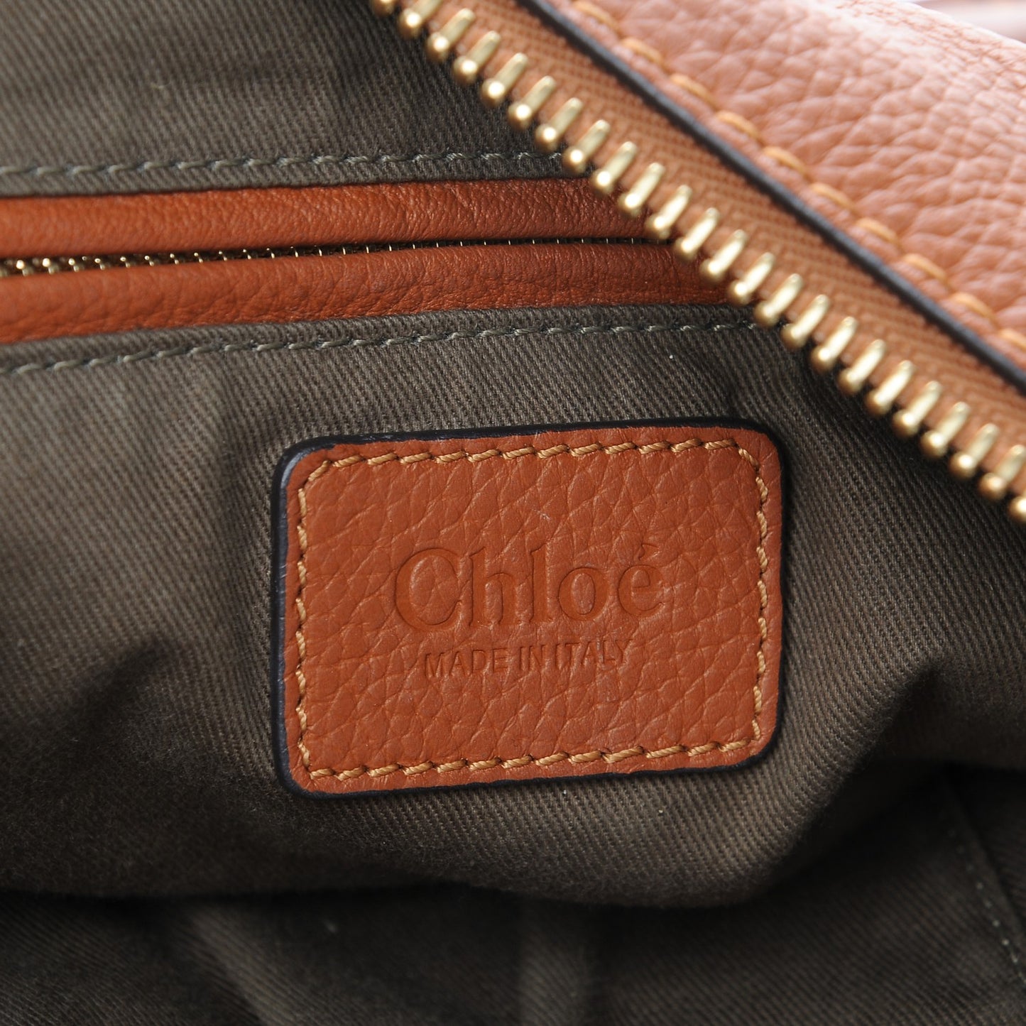 Calfskin Medium Marcie Satchel Tan