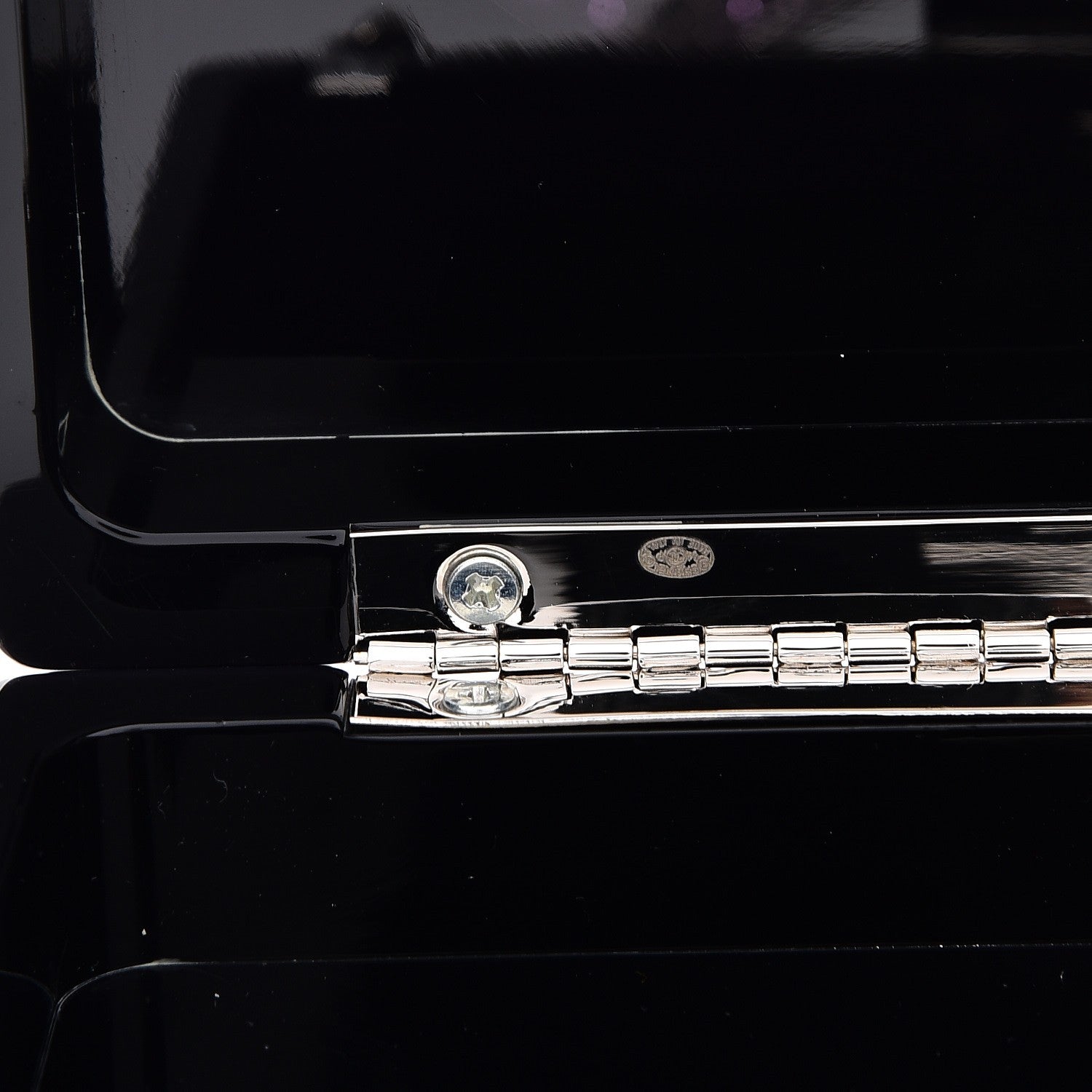 Chanel Lucite Cassette Clutch Black 7 of 8