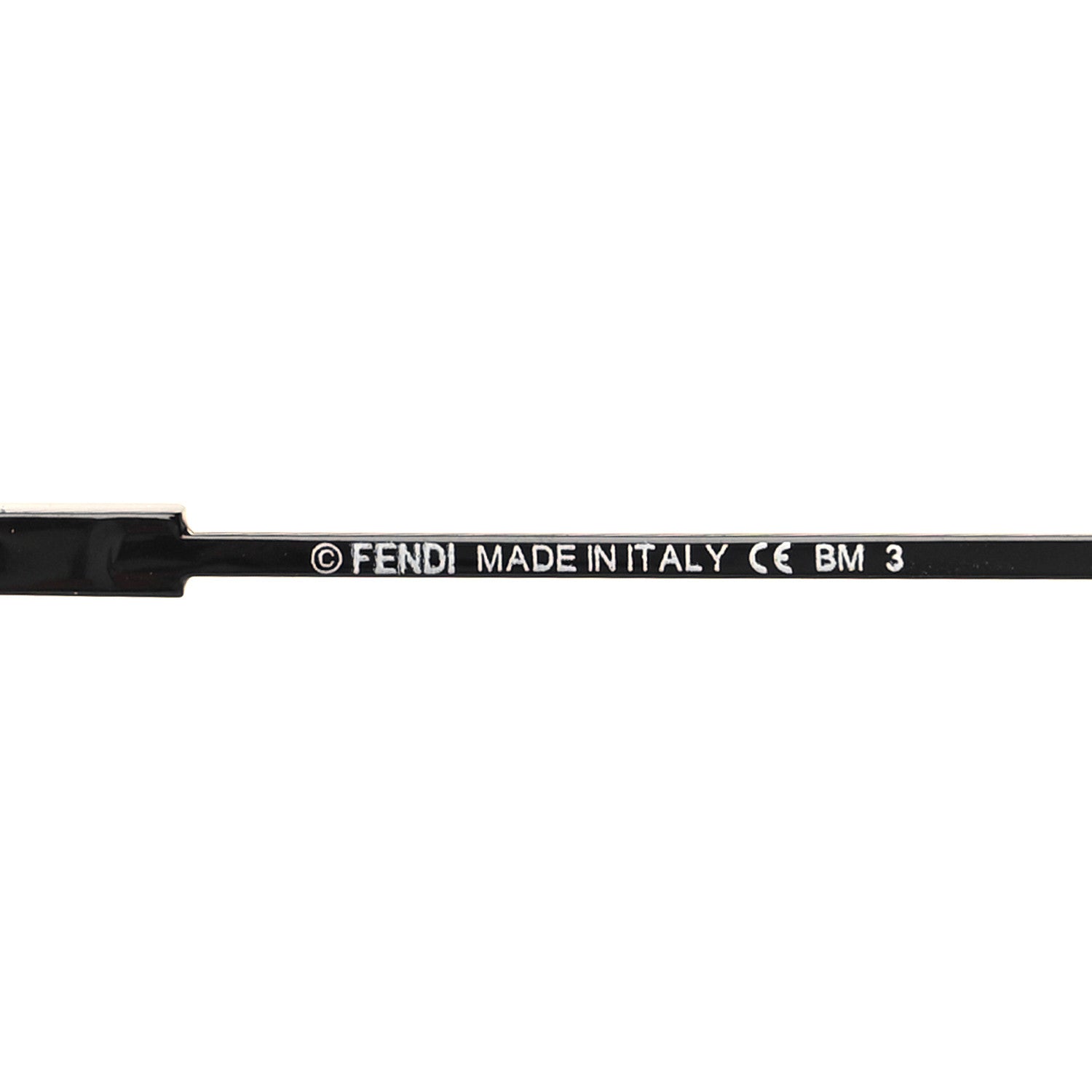 Fendi Metal Aviator Sunglasses FF0222/S Black 5 of 7