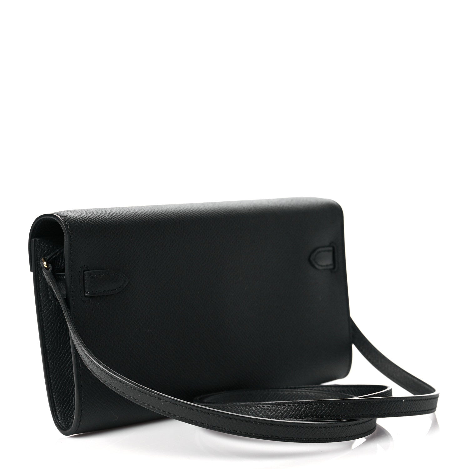Hermes Epsom Kelly Wallet To Go Black 3 of 9