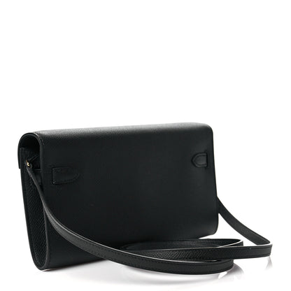 Hermes Epsom Kelly Wallet To Go Black 3 of 9
