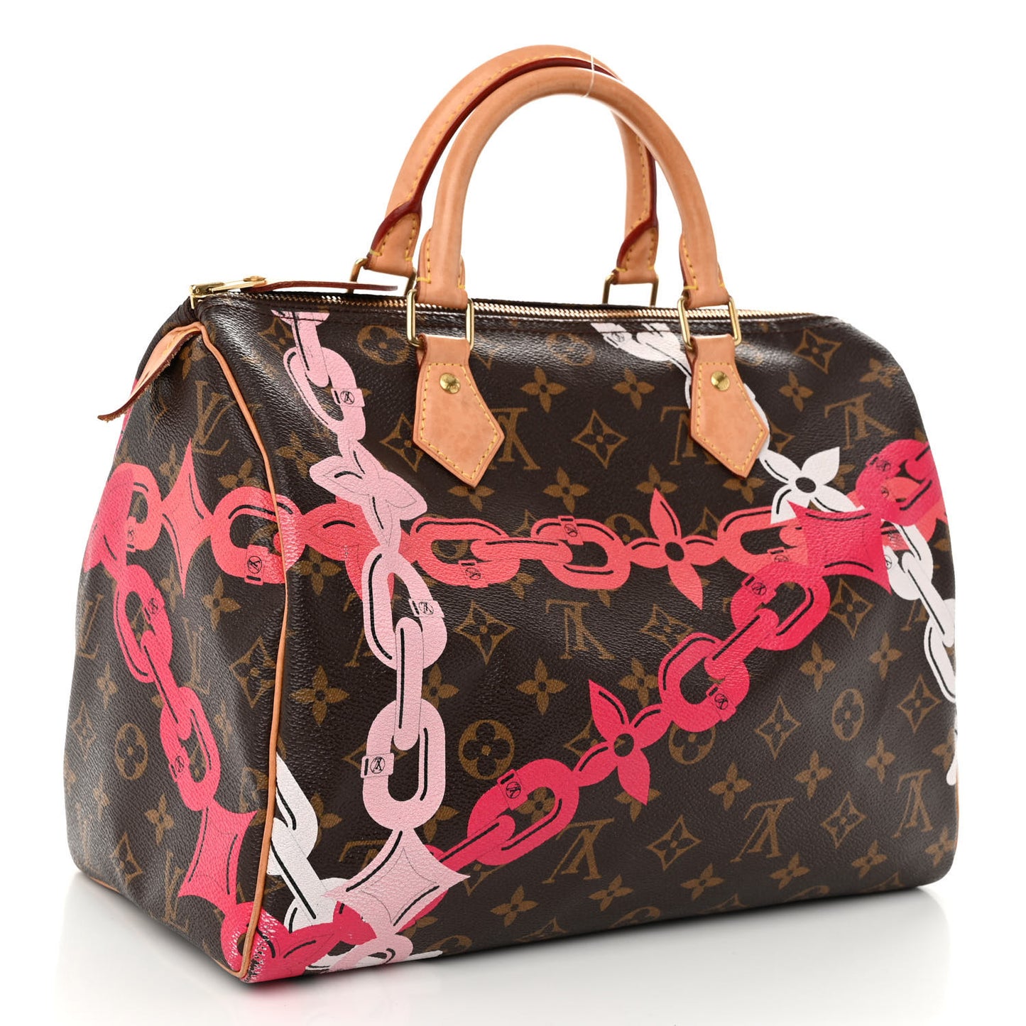 Monogram Bay Speedy 30 Rose Ballerine Poppy