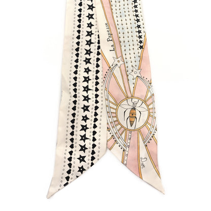 Christian Dior Silk High Priestess Tarot Mitzah Scarf Off White 2 of 3