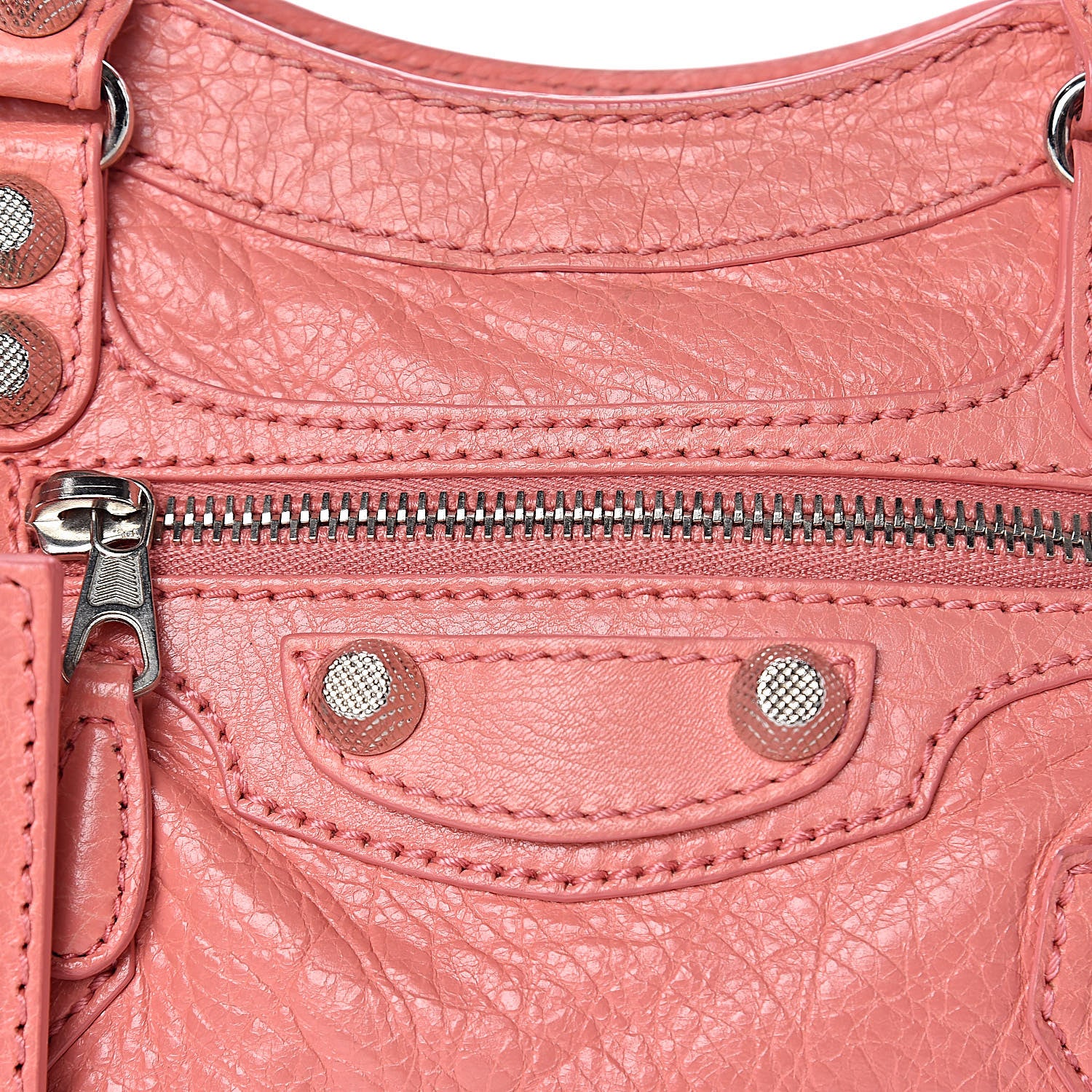 Balenciaga Agneau Giant 12 Silver Hardware Mini City Rose Azalee 8 of 14