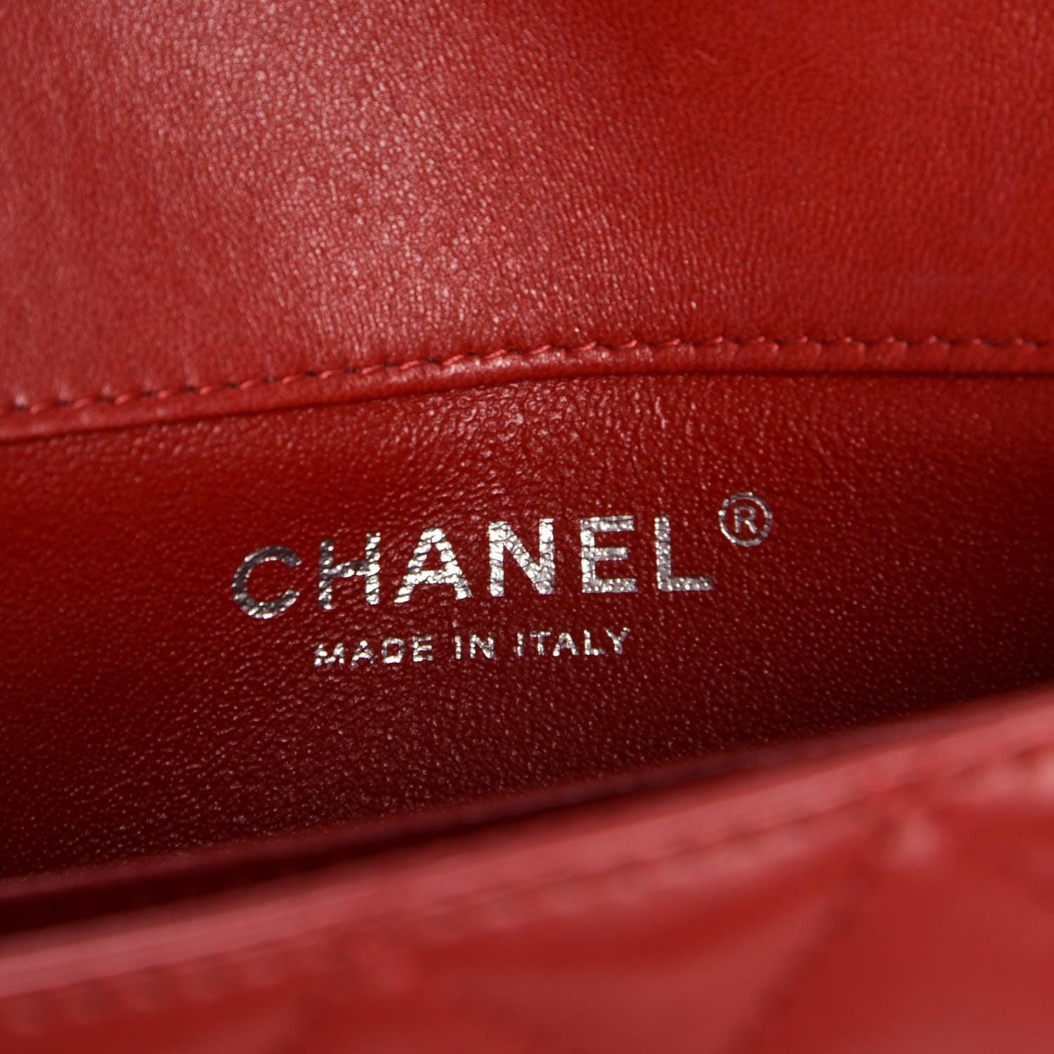 Chanel Lambskin Quilted Extra Mini Flap Red 6 of 8
