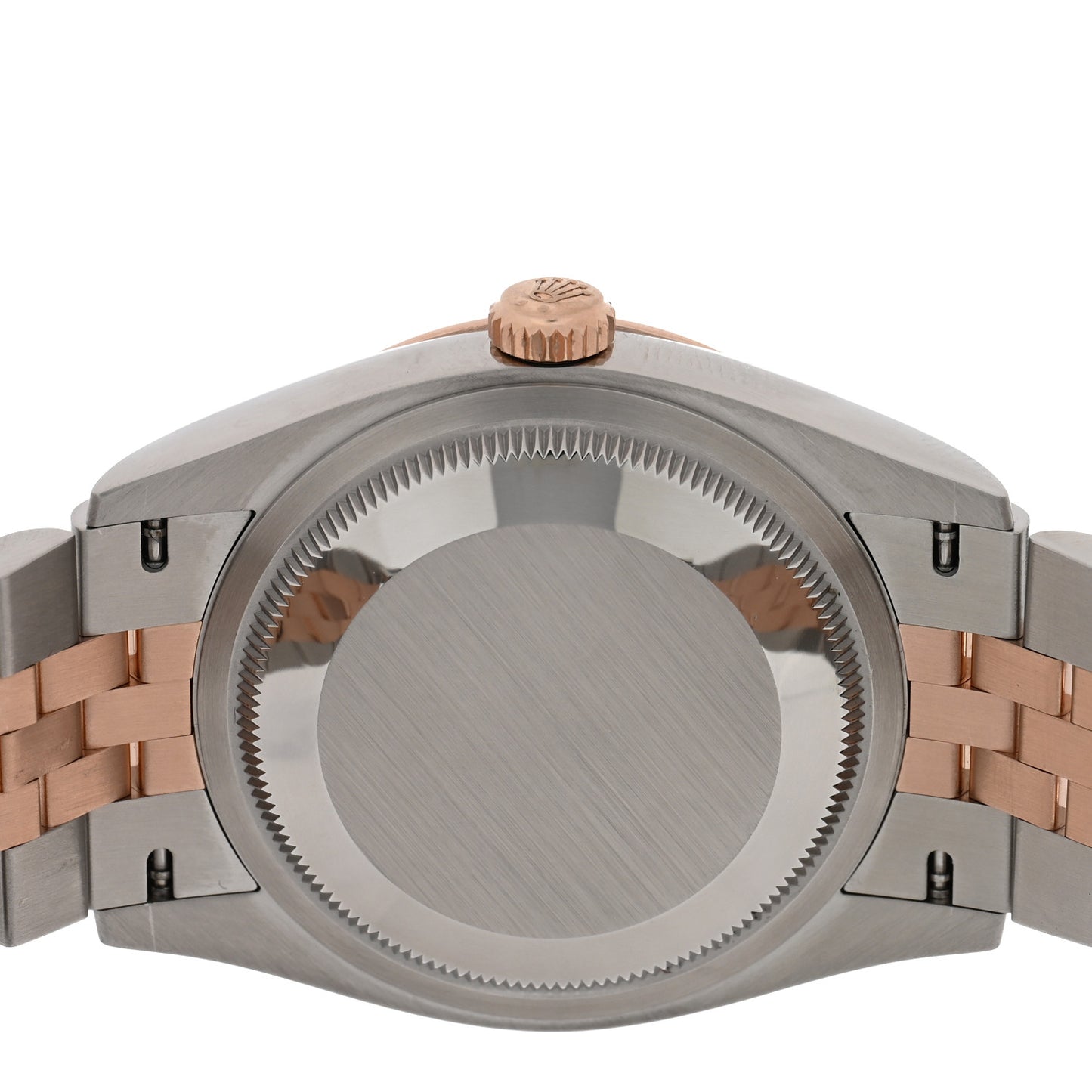 Stainless Steel 18K Everose Gold 36mm Oyster Perpetual Datejust Watch Chocolate 126231