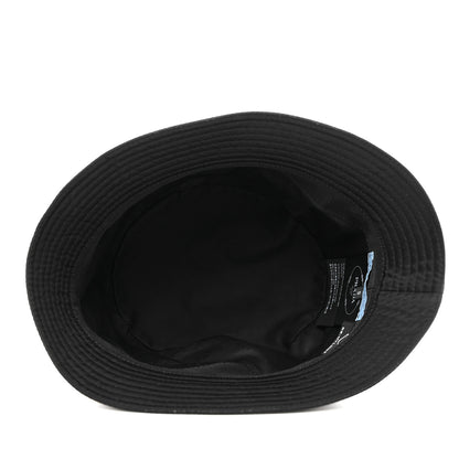 Prada Re-Nylon Metal Triangle Logo Womens Bucket Hat S Black 7 of 8