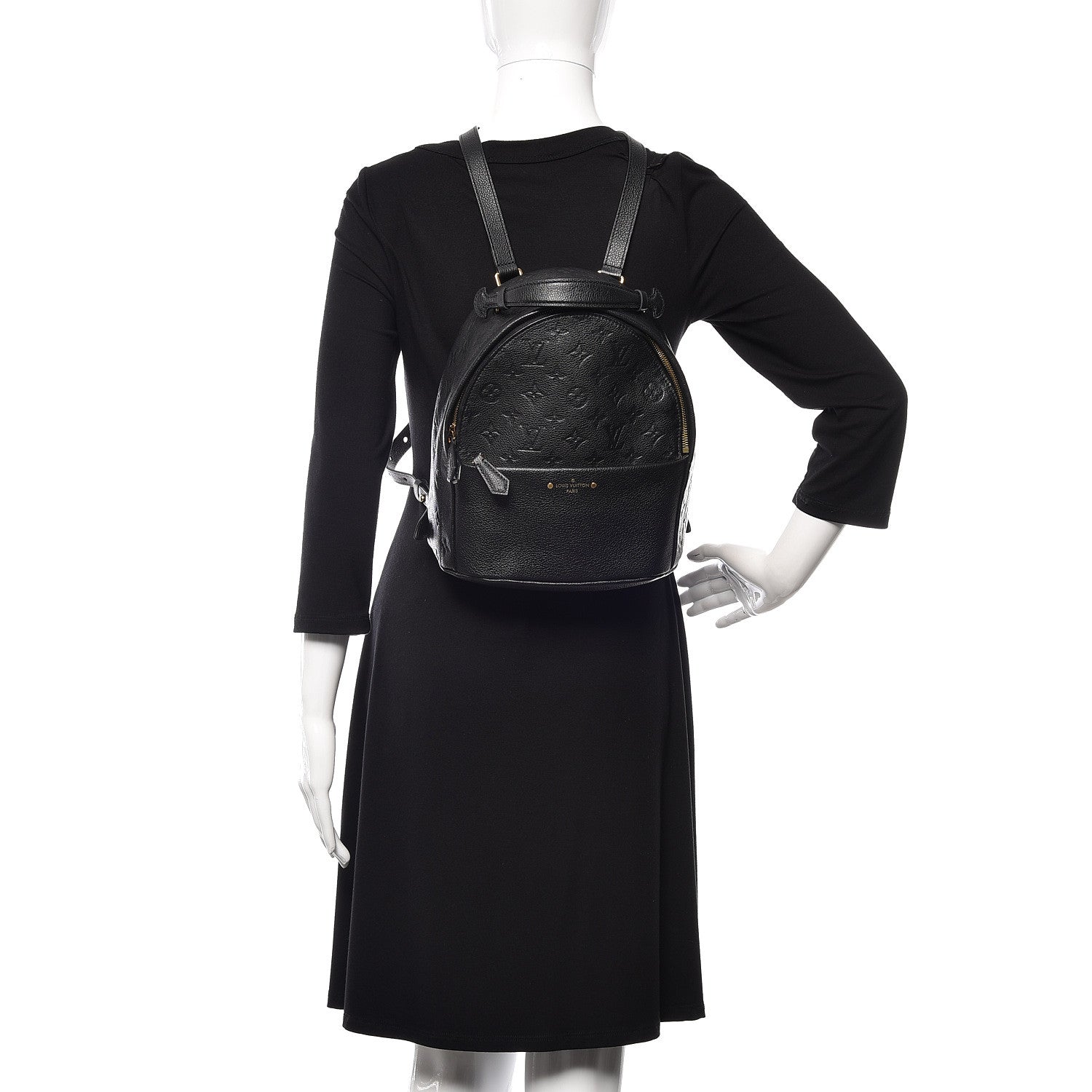 Louis Vuitton Empreinte Sorbonne Backpack Black 2 of 9