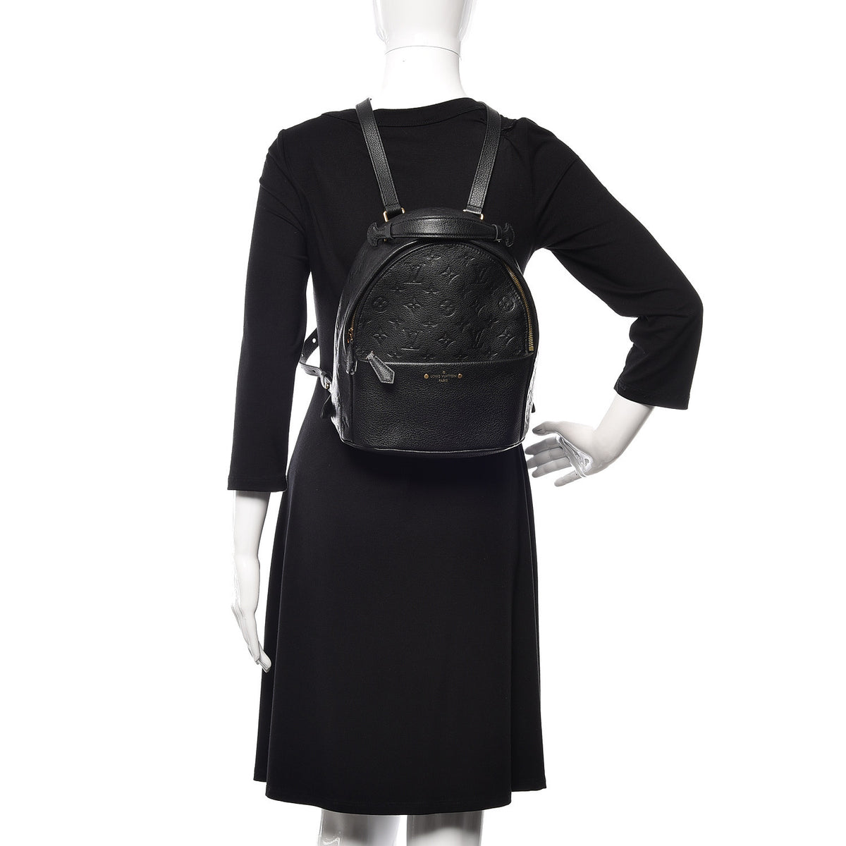 Louis Vuitton Empreinte Sorbonne Backpack Black 2 of 9