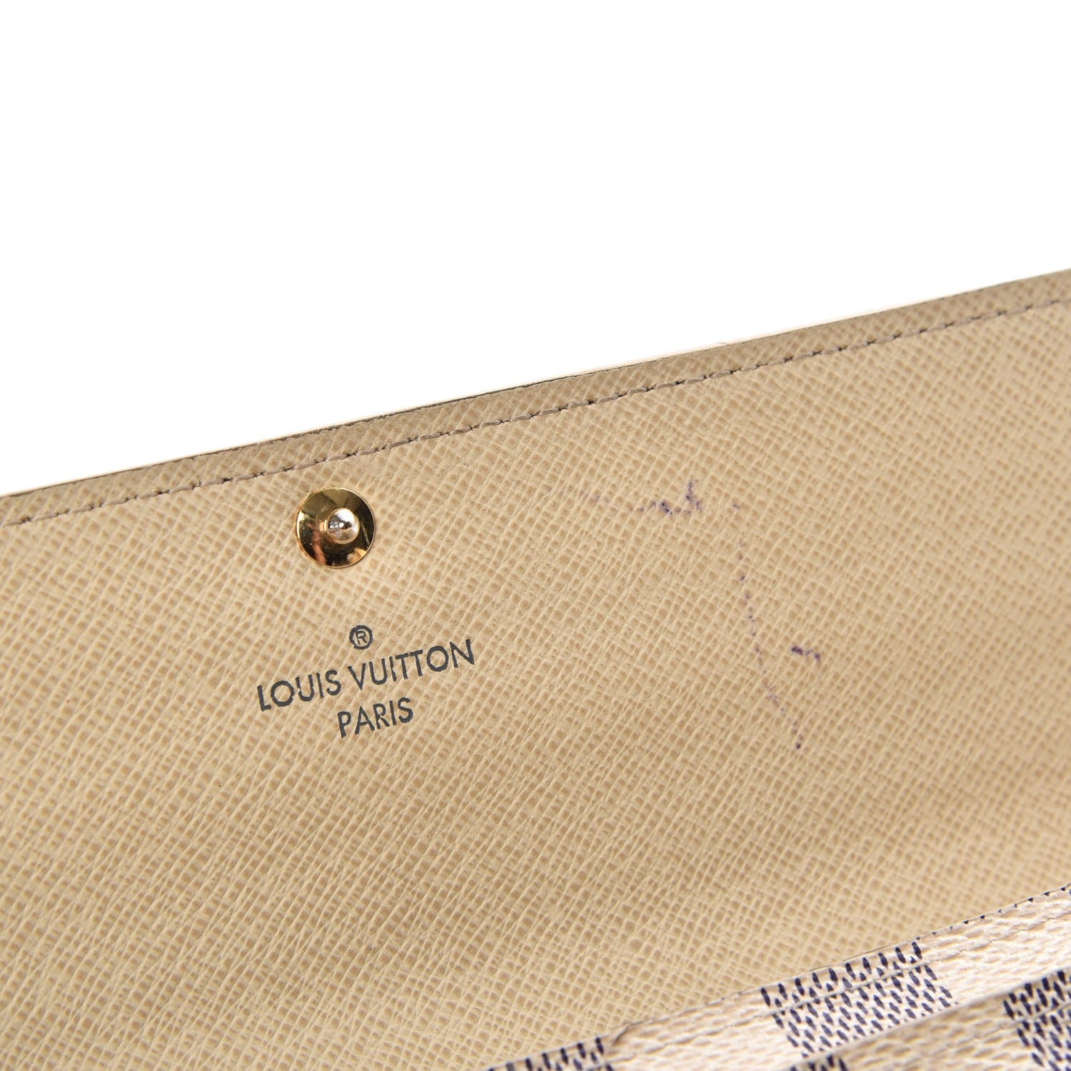 Louis Vuitton Damier Azur Sarah Wallet 7 of 9