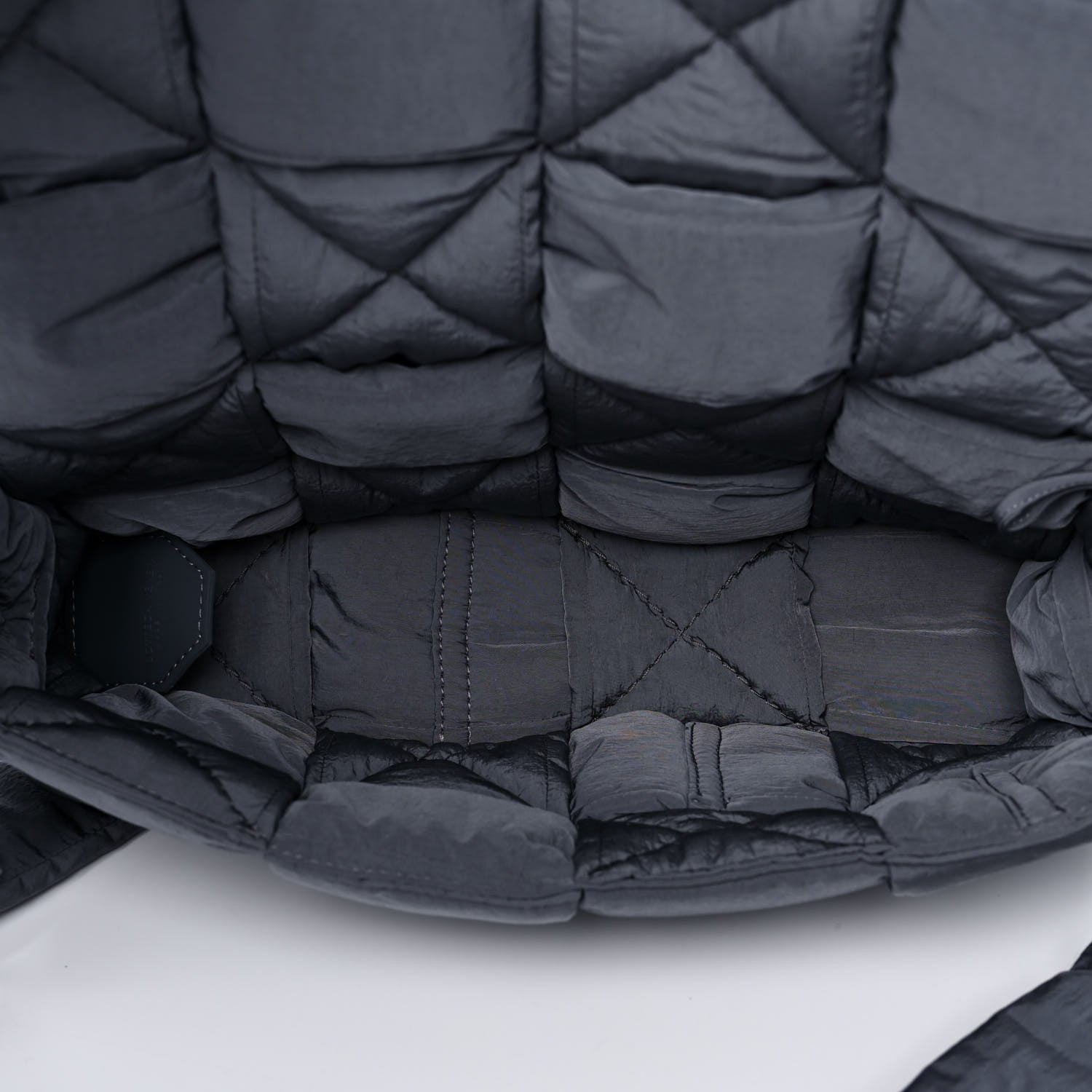 Bottega Veneta Nylon Intrecciato Padded Tech Cassette Bag Dark Grey 6 of 12