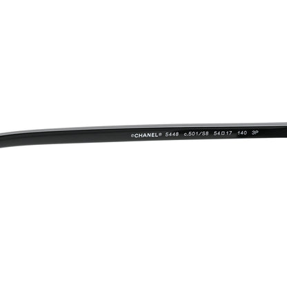 Chanel Acetate Pantos Cat Eye Sunglasses 5448 Black 5 of 8