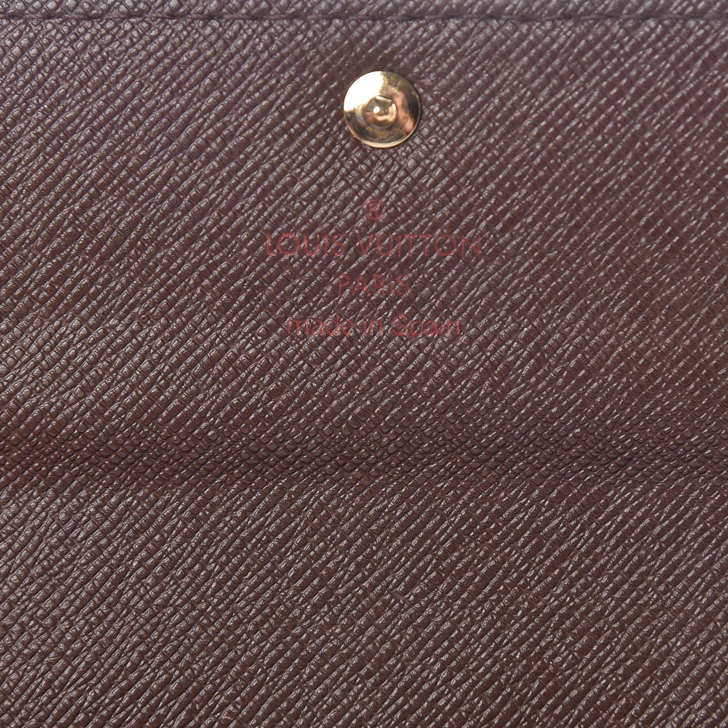 Louis Vuitton Damier Ebene Sarah Wallet 6 of 17