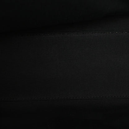Saint Laurent Calfskin Crocodile Embossed Monogram Medium Niki Shopping Bag Black 5 of 10