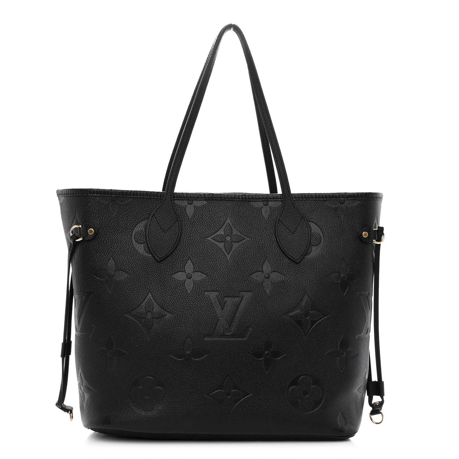 Louis Vuitton Empreinte Monogram Giant Neverfull MM Black 1 of 8