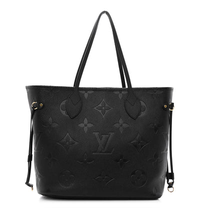 Louis Vuitton Empreinte Monogram Giant Neverfull MM Black 1 of 8