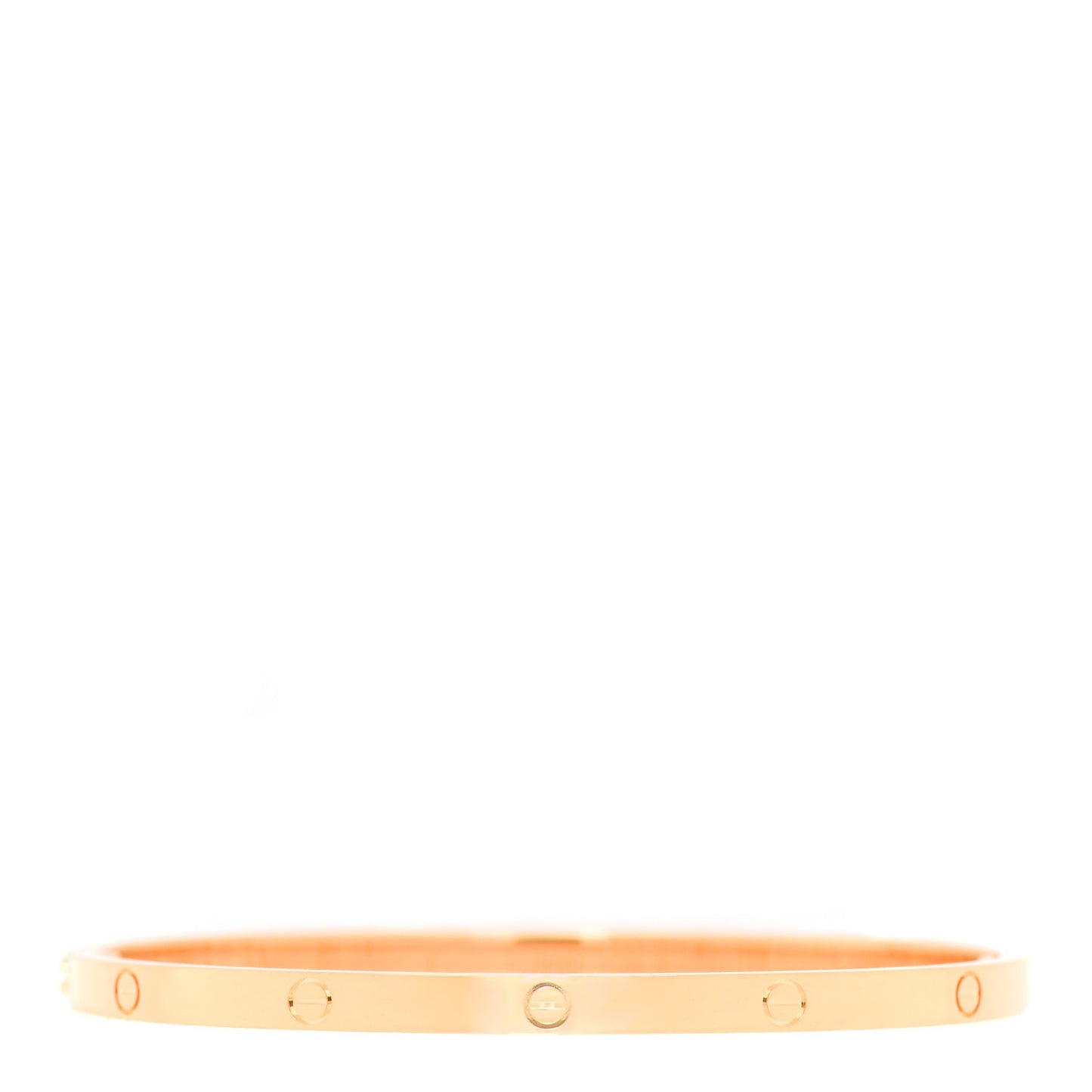 18K Yellow Gold Small LOVE Bracelet 17