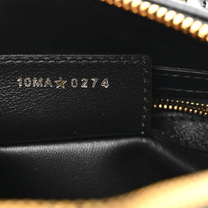 Christian Dior Calfskin Macrocannage Groove 20 Bag Black 7 of 10