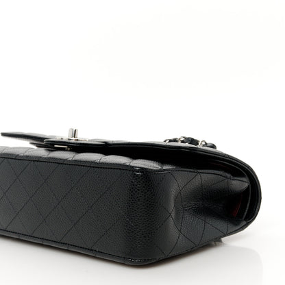 Chanel Caviar Quilted Medium Double Flap Black 11 of 12
