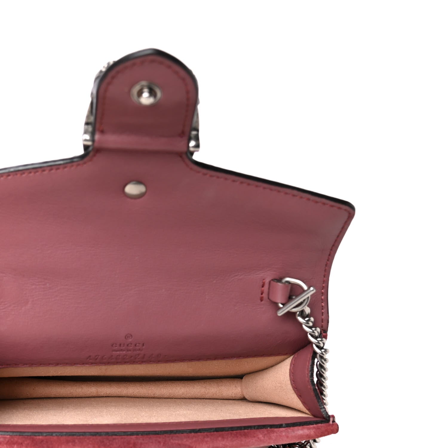 Gucci GG Supreme Monogram Blooms Super Mini Dionysus Shoulder Bag Beige Multicolor Dry Rose 4 of 5