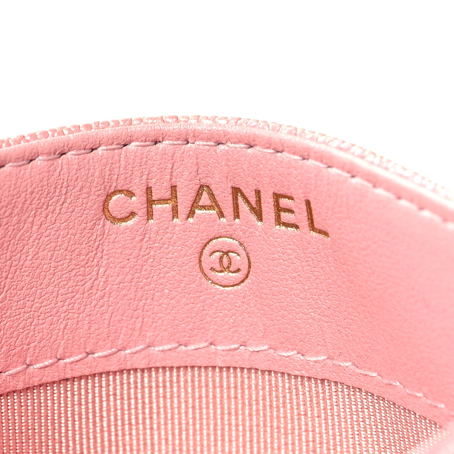 Chanel Iridescent Caviar Quilted Card Holder Rose Pink 6 of 10