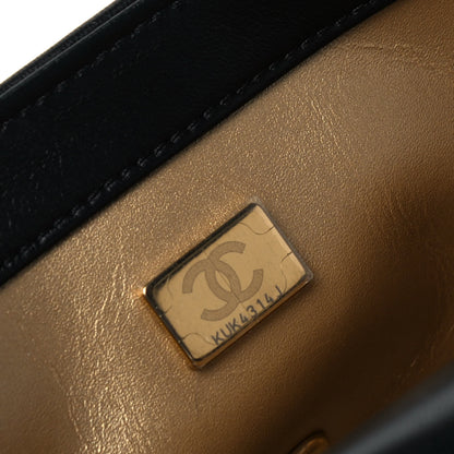 Chanel Lambskin Quilted Mini Rectangular Pearl Crush Flap Black 7 of 10
