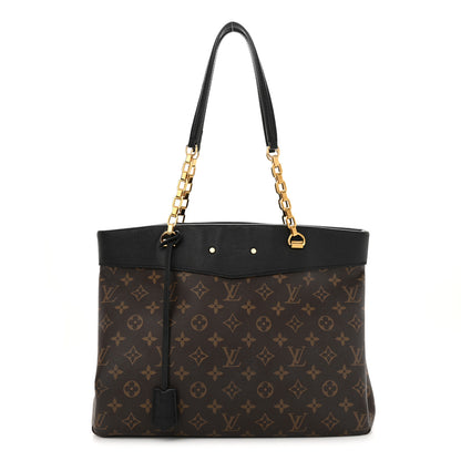 Louis Vuitton Monogram Pallas Shopper Black 1 of 11