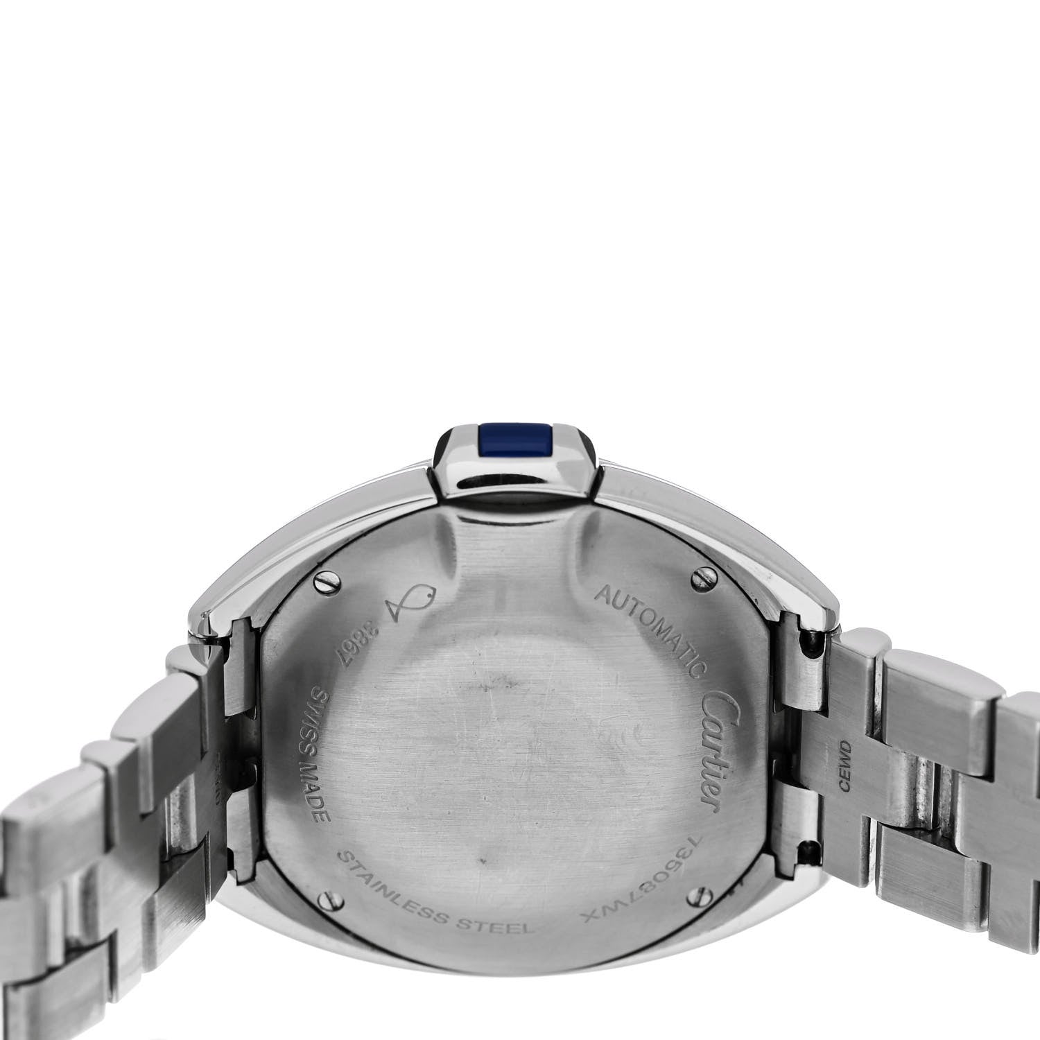 Cartier Stainless Steel 31mm Cle De Cartier Automatic Watch 4 of 5