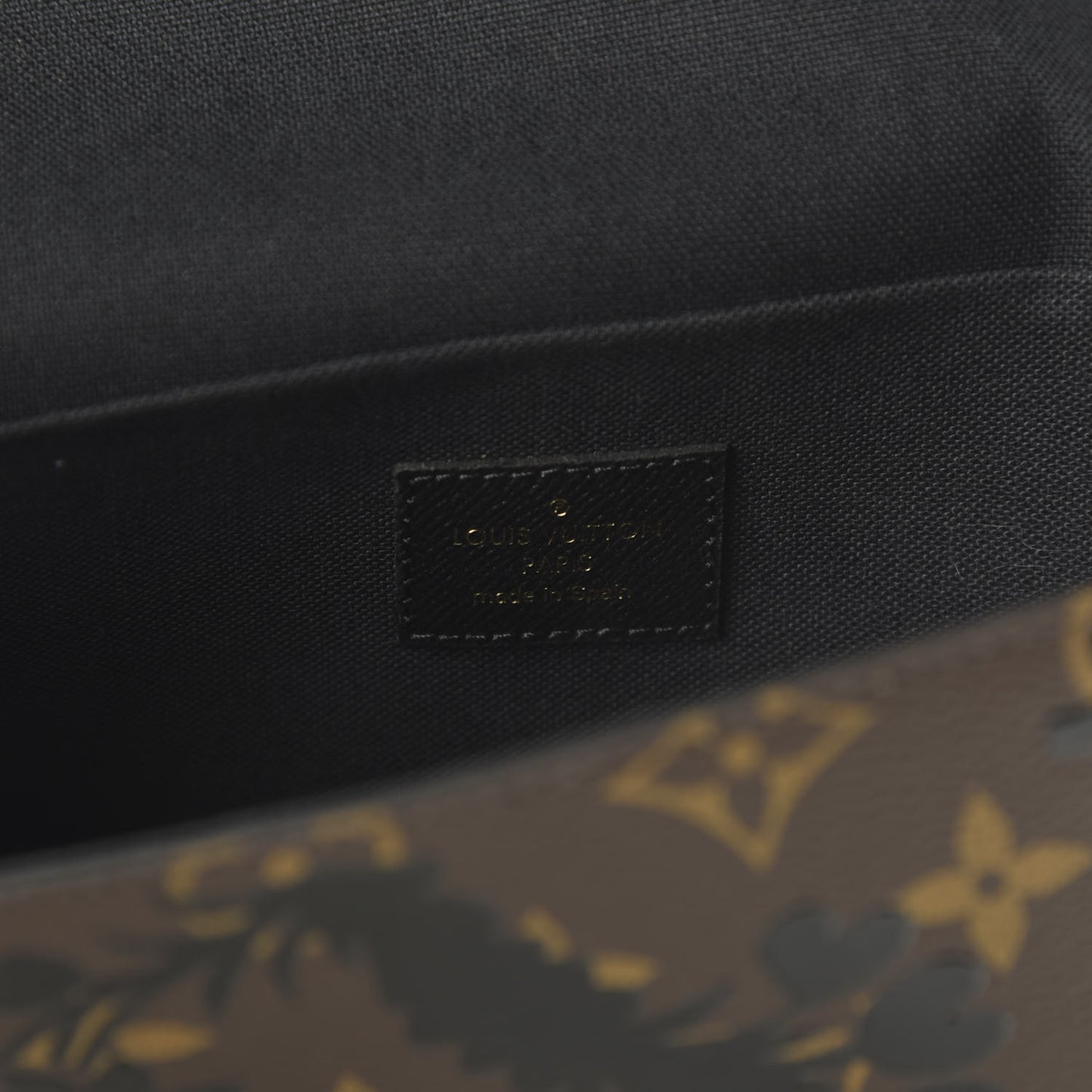 Monogram Blossom Pochette Felicie Chain Wallet Black