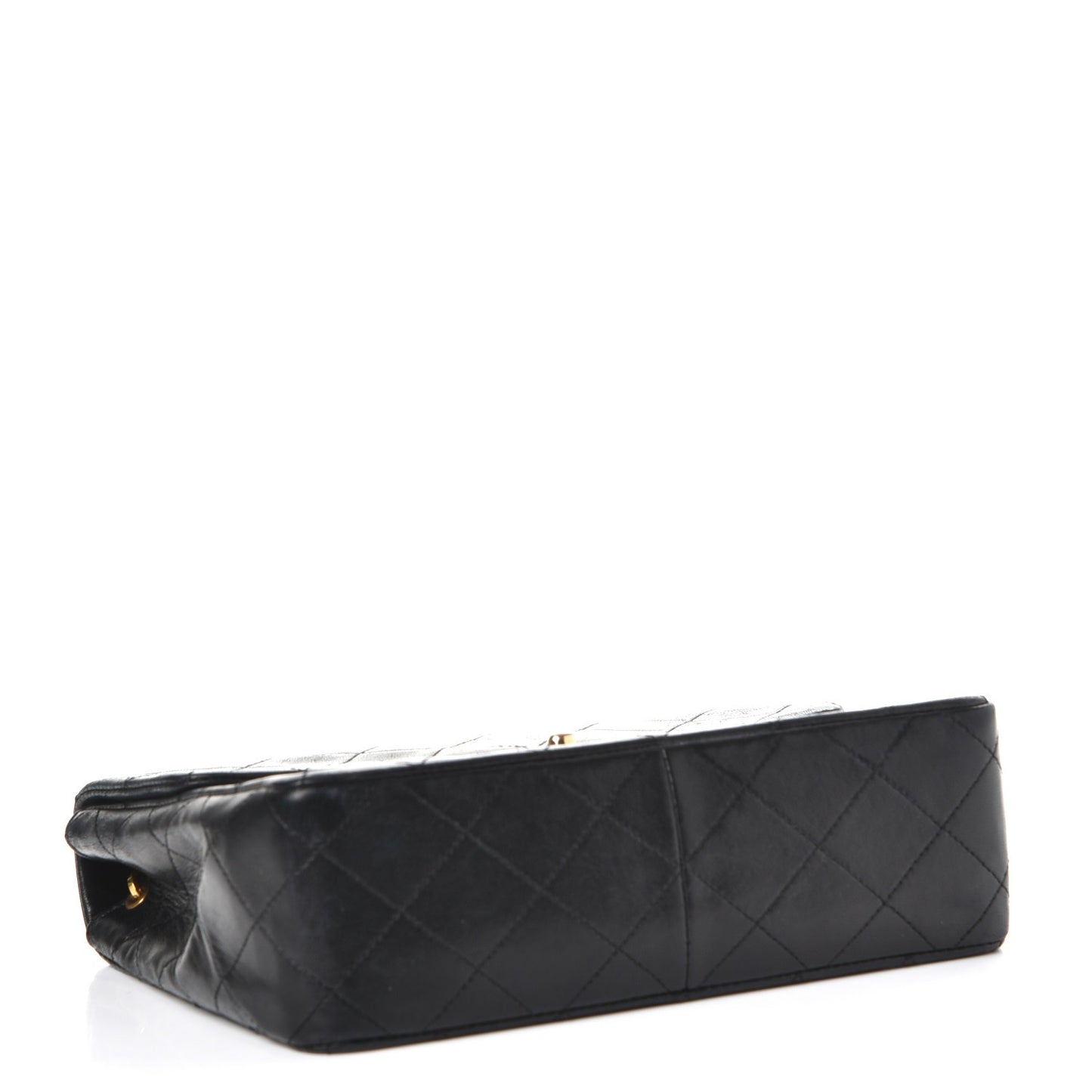 Lambskin Quilted Small Flap Black