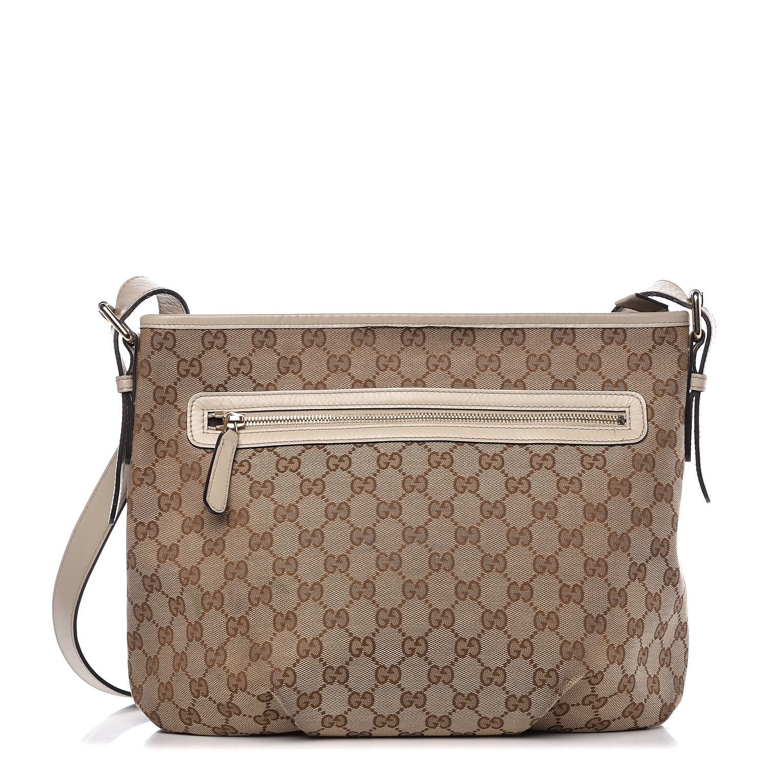 Gucci Monogram Messenger Bag Off White 1 of 16