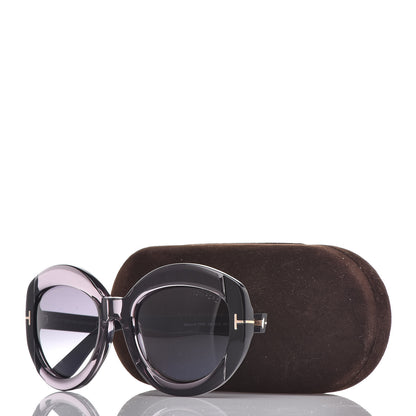 Tom Ford Bianca Sunglasses TF581 Black Grey 8 of 8