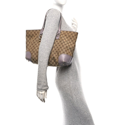 Gucci Monogram Large Heart Bit Charm Hobo Purple 2 of 15