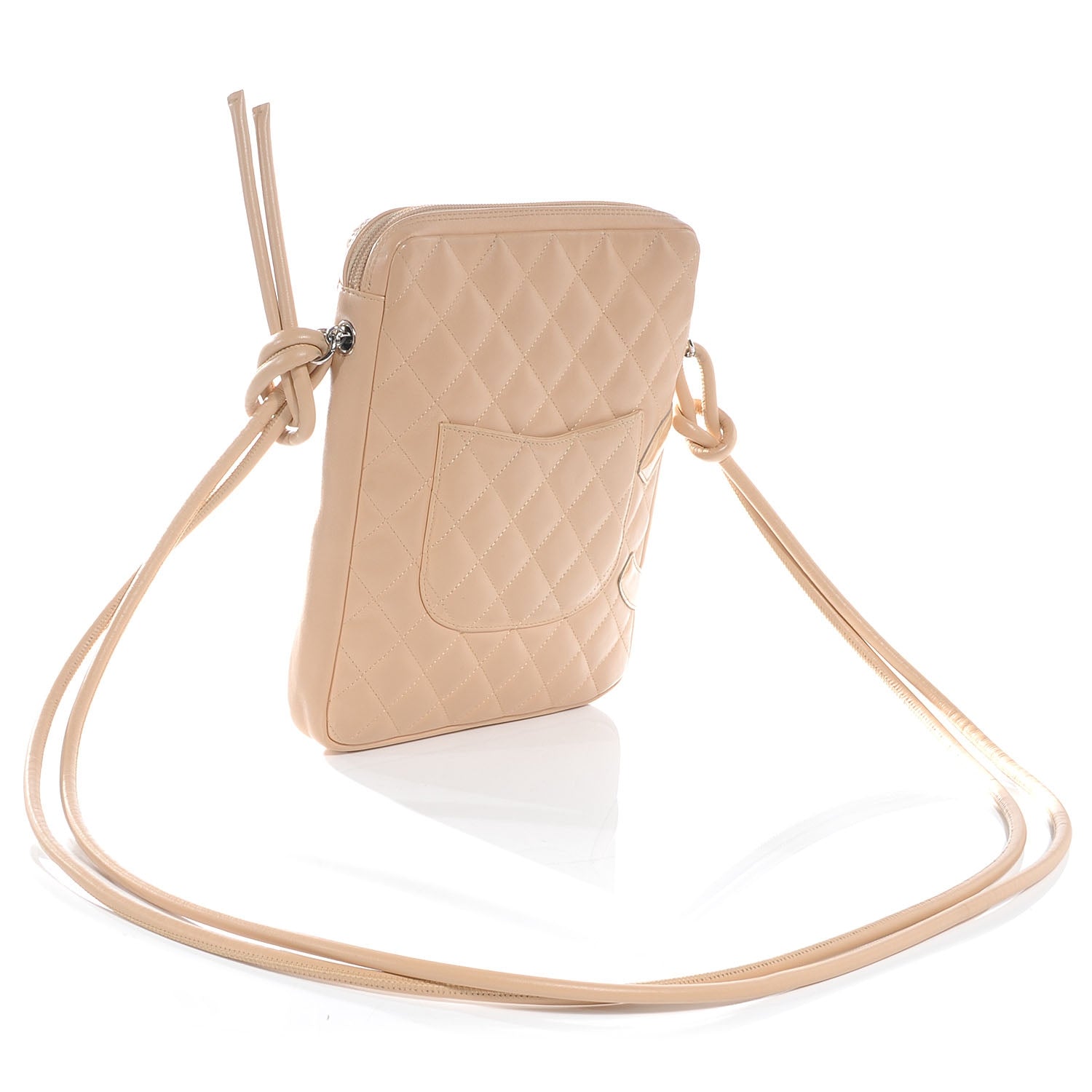 Chanel Leather Cambon Messenger Beige 3 of 9