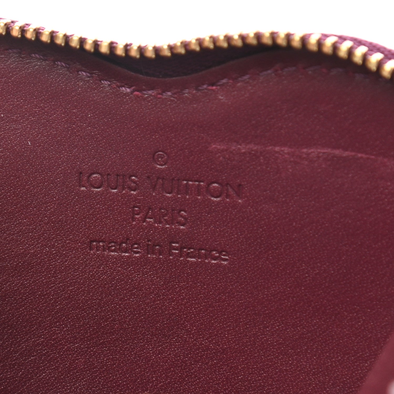 Louis Vuitton Vernis Heart Coin Purse Rouge Fauviste 6 of 7