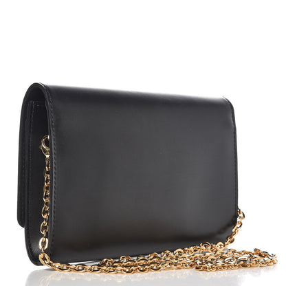 Louis Vuitton Calfskin Chain Louise GM Black 3 of 6