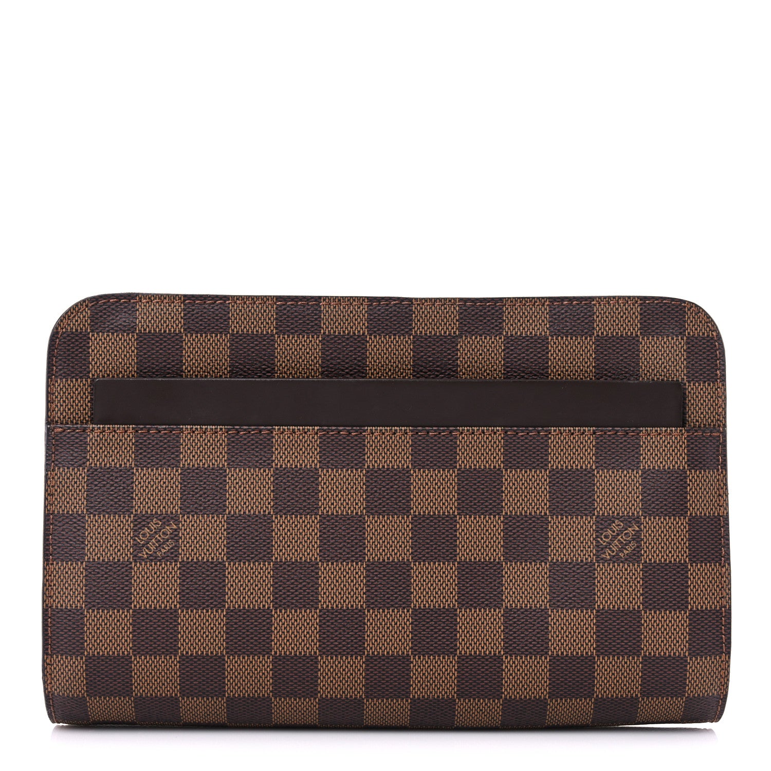 Louis Vuitton Damier Ebene Pochette Saint Louis Clutch 1 of 9