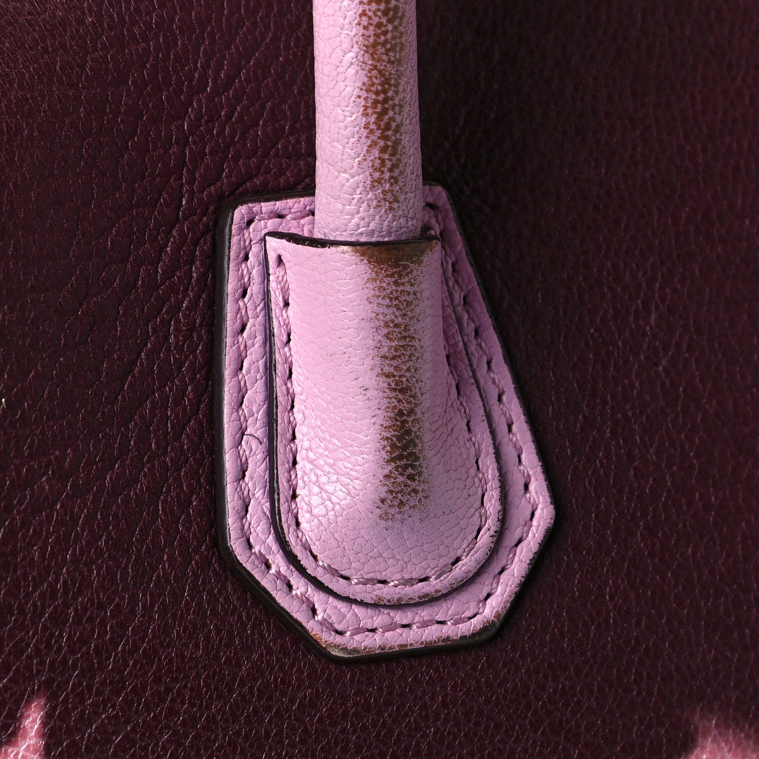 Givenchy Sugar Goatskin Mini Tri-Color Antigona Burgundy Pink White 12 of 16