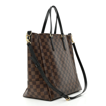 Louis Vuitton Damier Ebene Belmont MM Black 3 of 10