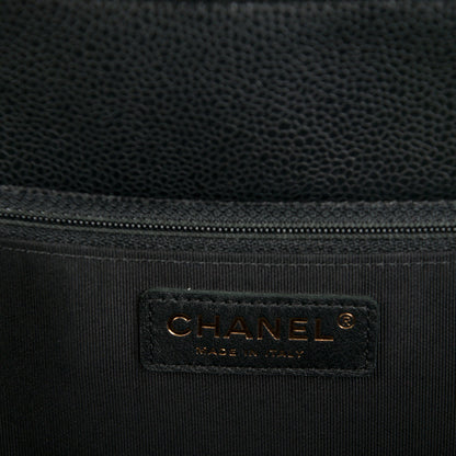 Chanel Caviar Quilted Flap Tote Black 7 of 8