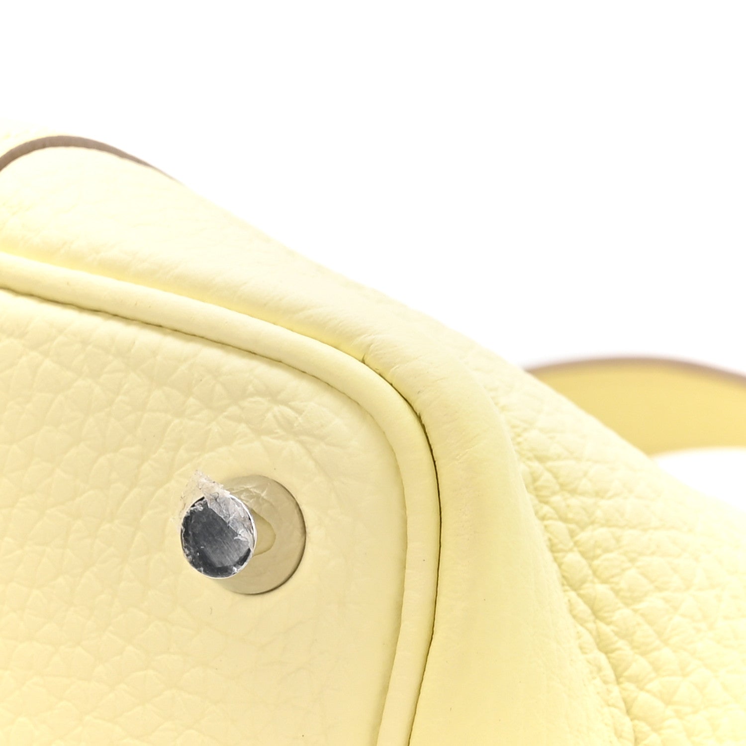 Hermes Taurillon Clemence Picotin Lock 18 PM Jaune Milton 9 of 11
