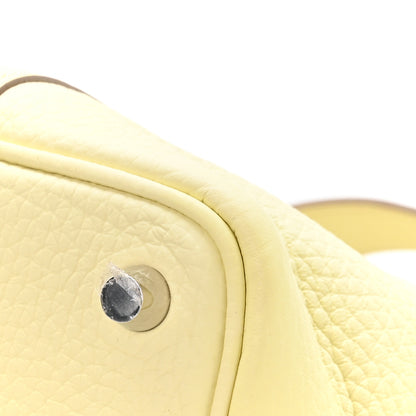 Hermes Taurillon Clemence Picotin Lock 18 PM Jaune Milton 9 of 11