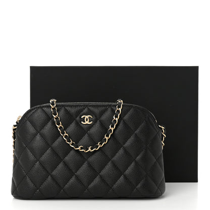 Chanel Caviar Quilted Classic Clutch With Chain Black 11 of 11