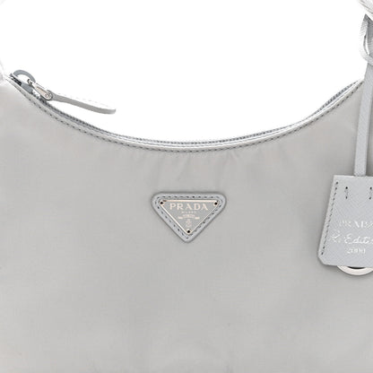 Prada Tessuto Nylon Mini Re-Edition 2000 Bag Fiordaliso 7 of 11