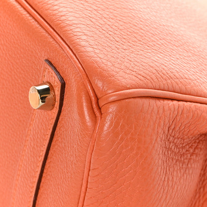 Hermes Togo BIRKIN 30 Orange 11 of 11