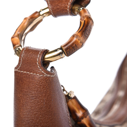 Gucci Monogram Bamboo Ring Hobo Brown 12 of 12