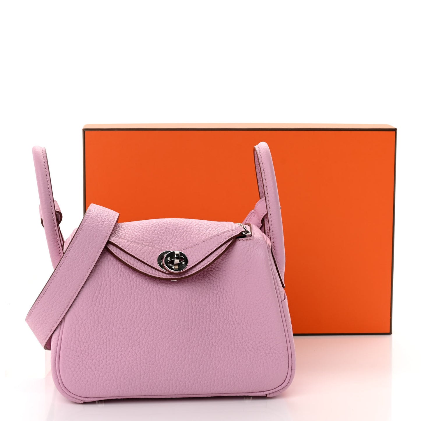 Taurillon Clemence Mini Lindy 20 Mauve Sylvestre