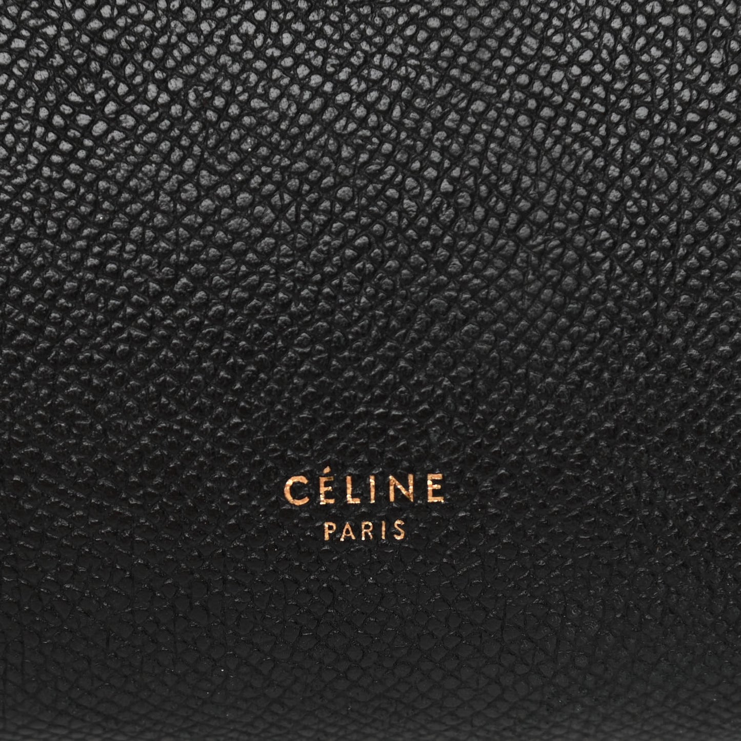 Grained Calfskin Mini Belt Bag Black
